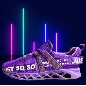 Womens SZ 11 Just So JointlyCreating Purple Running Shoes Sneakers